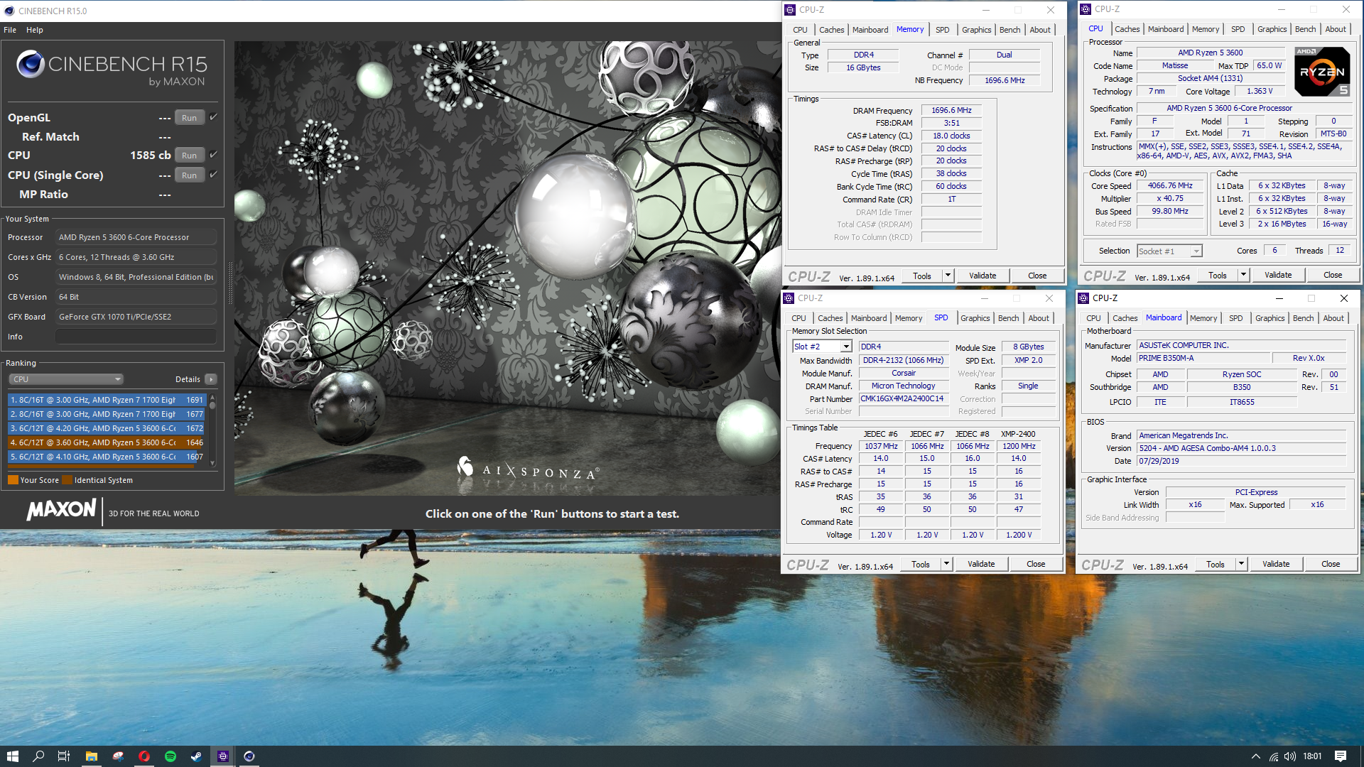 Ryzen 3600 RAM OC Corsair LPX 2400 3400 does it AMD Community